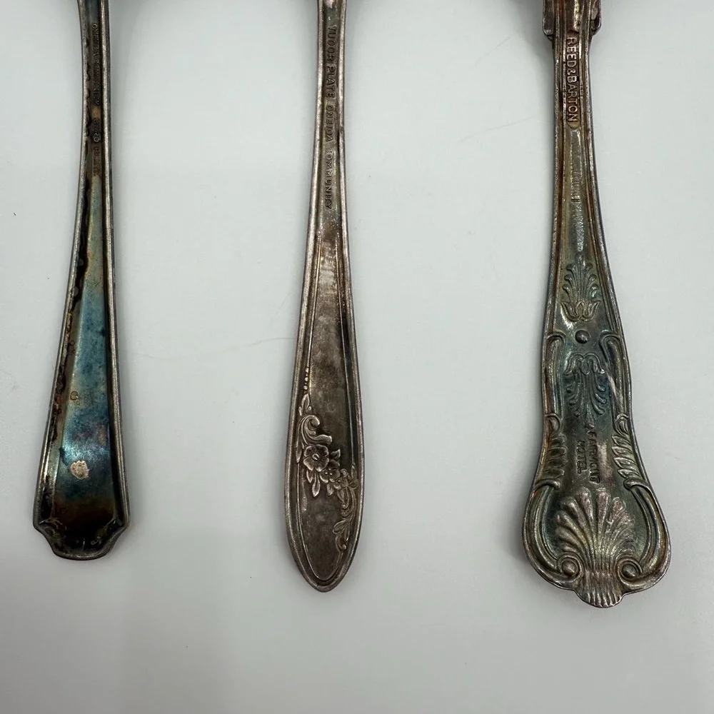 VINTAGE Reed & Barton Fairmont Hotel / Tudor Plate / Duro Plate Oneida Teaspoons